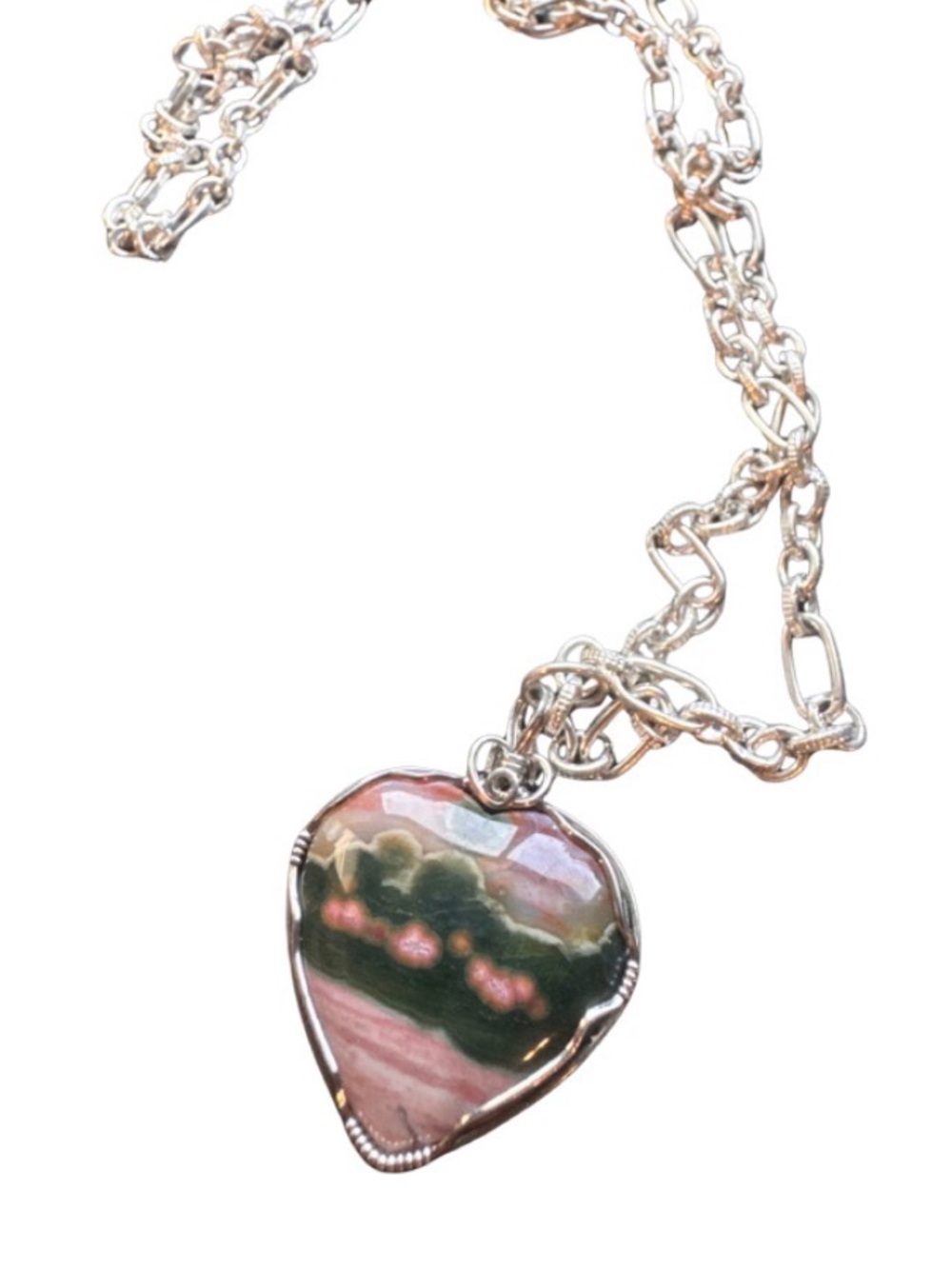 Sea Jasper Wire Wrapped